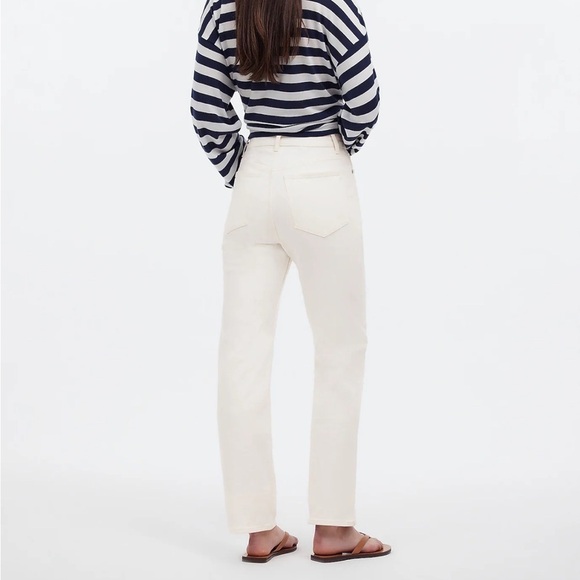 Madewell The Tall '90s Straight Jean in Tile White size 27T NWT NP520 - Picture 4 of 14